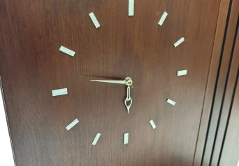 Art Deco Cabinet or Dry Bar with Clock, 1930s